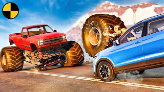 Monster Truck Mayhem on the Roads #2 😱 BeamNG.Drive by Cars VS 120,982 views 10 days ago 10 minutes, 5 seconds
