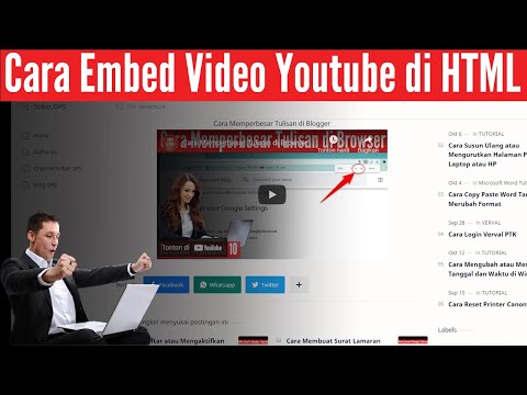 Video: Bagaimana Anda menyematkan halaman dalam HTML?