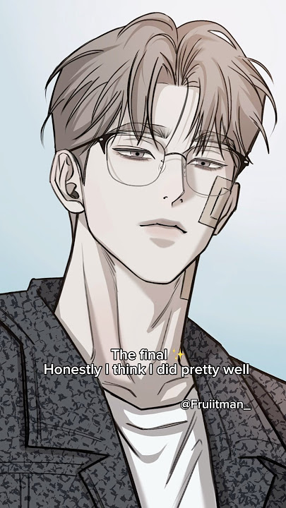 Art style study #manhwa #webtoon #betweenfateandfortune #bl #digitalpainting #shorts #yaoi #anime