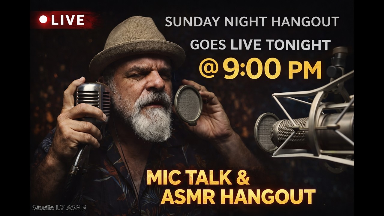 Sunday Night Live 🎙️ Mackie Mixing Board ASMR | Faders, Knobs & Sleepy Sound Therapy