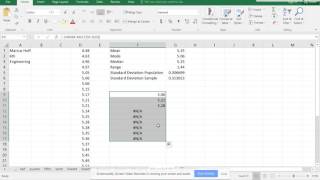 EXCEL Multi Mode & Descriptive Stats