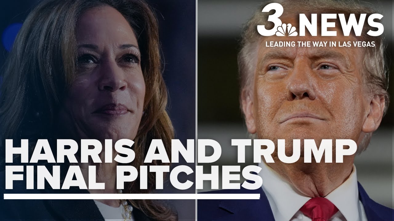 Donald Trump and Kamala Harris make final pitches for your vote - YouTube