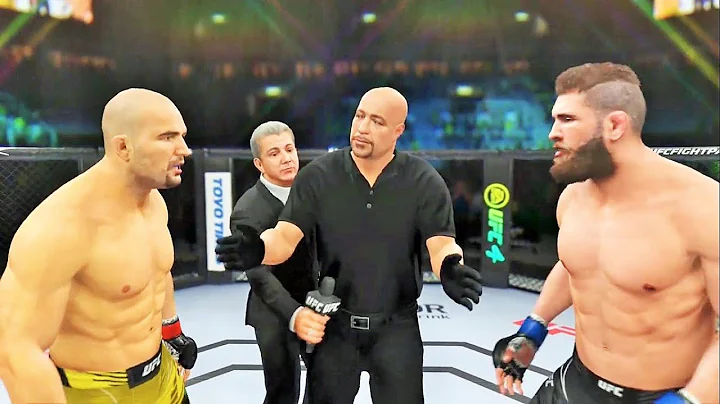 Glover Teixeira vs Jiri Prochazka Full Fight - UFC 4 Simulation