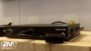 Integrate 2016: Audio Visual Distributors Showcases ZeeVee Streaming Products Over the Network