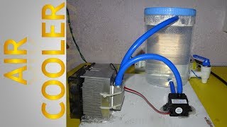 How To Make Air Cooler using Peltier