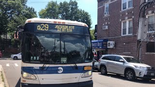 MTA Q29 Full Bus Ride From 81St/Myrtle Ave To 82 St Station (Glendale To Jackson Heights)