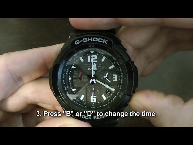 Casio G-Shock Aviation (GW-3000BB-1ACR, 5121) - How To