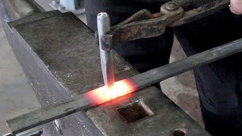 Blacksmithing for Beginners - Forging Lesson #6: punching holes
