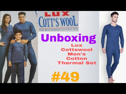 Unboxing Lux Cottswool Men's Cotton Thermal Set