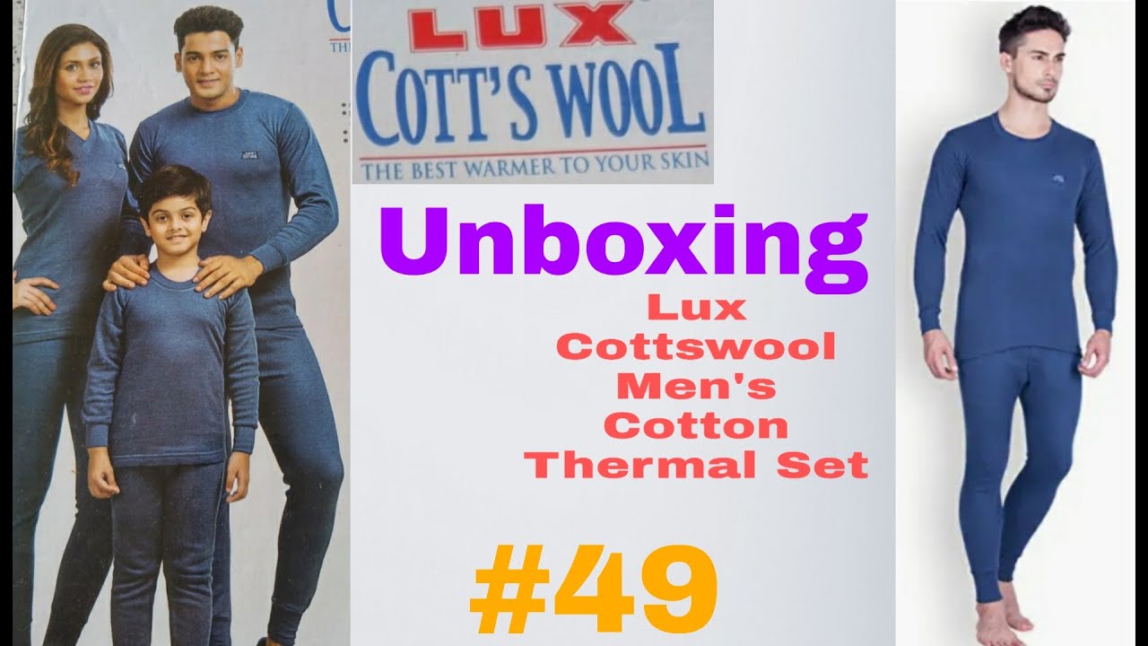 Unboxing Lux Cottswool Men's Cotton Thermal Set