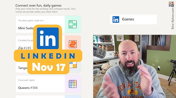 LinkedIn Games - Nov 17