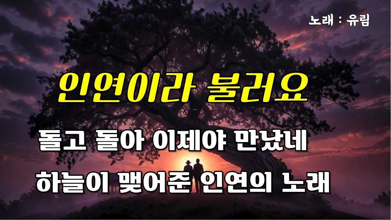 하늘이 맺어준 우리의 사랑   인연 이지요