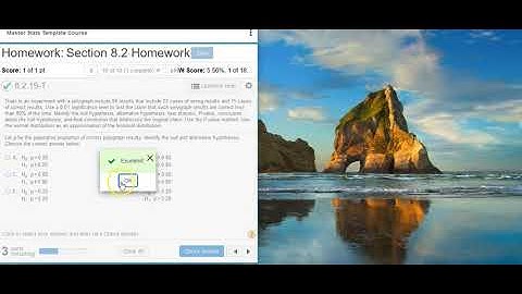 Using StatCrunch to perform hypothesis testing on the proportion of polygraph results