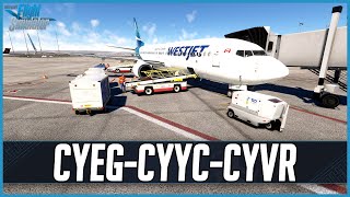 MSFS LIVE | Real World WestJet OPS | PMDG 737-800 | FTSIM Soundpack | Edmonton, Calgary & Vancouver