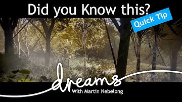 Did you know this? - Dreams quick tip on how to get realistic camera shake - PS4/5