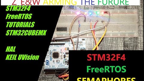 FreeRTOS Semaphores ||HAL || STM32CUBEMX || KEIL uVision || STM32F4