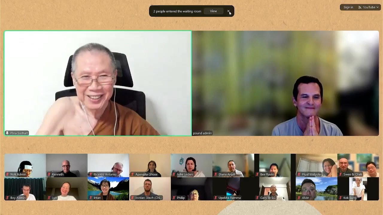 Dhamma chat via Zoom, January 27, 2026. - YouTube