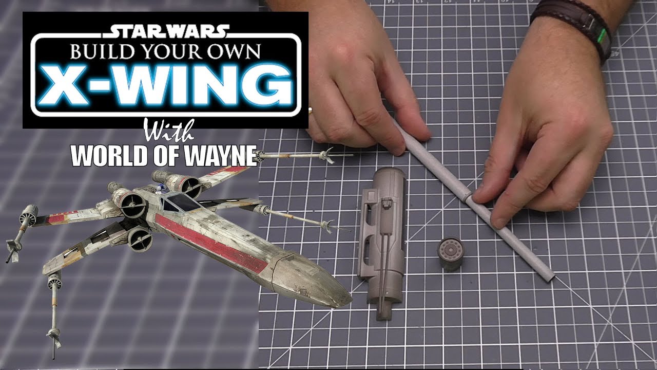 Build the XWing Part 19 The Lower Port Laser Cannon YouTube