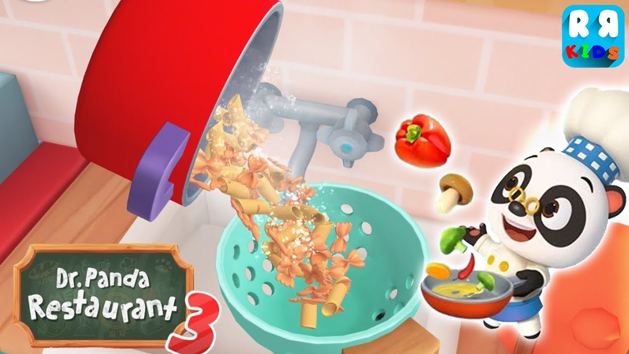 Kids Learn how to Cook Pasta Dr. Panda Restaurant 3 YouTube