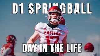 Day in the Life : D1 Football Player (Spring Ball Edition)