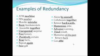 Examples of Cliches and Redundancies to Avoid in Your Writing