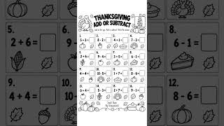 5 Free Fall / Autumn Worksheets for Teachers & Parents | SearchISO
