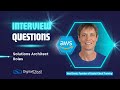 Aws interview questions  solutions architect roles