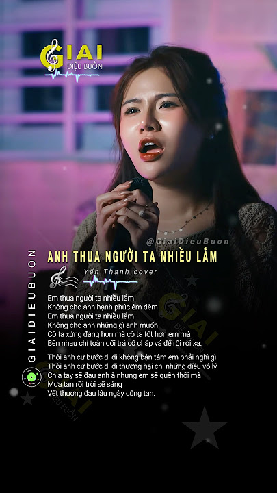 ANH THUA NGƯỜI TA NHIỀU LẮM | YẾN THANH COVER #giaidieubuon #nhachaymoingay #lyrics #shorts