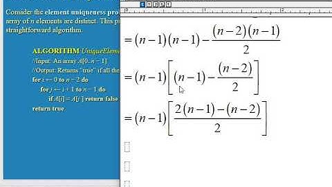 Non Recursive Algorithms Explanation Part 5