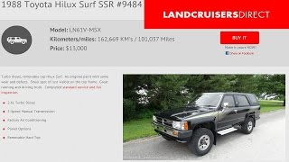 1988 Toyota Hilux Surf SSR LandCruisersDirect.com
