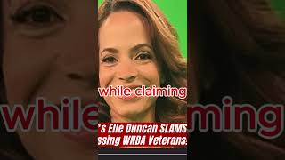 "ESPN's Elle Duncan SLAMS Caitlin Clark Fan for Dissing WNBA Veterans!"