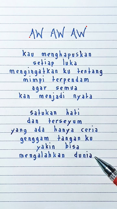 Aw Aw Aw · Super Girlies | Lirik Viral yang Bikin Kamu Ketagihan! #Shorts