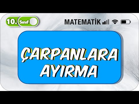 10. Sınıf Matematik Çarpanlara Ayırma Basit Konu Anlatımı 📚#2023