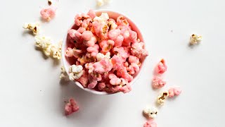 PINK POPCORN ||POP CORN||PARTY ||EASY RECIPE ||