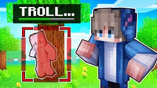 Minecraft'ta Arkadaşımı X-RAY Modu ile TROLLEDİM! - saklambaç