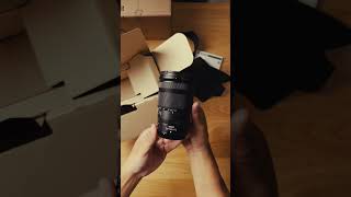 Unboxing the @nikonusa 24-120mm F4 to use with my Nikon ZR! #cinematography