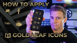 Gold Leaf Icon Pack | How to Apply Icon Packs on Android screenshot 1