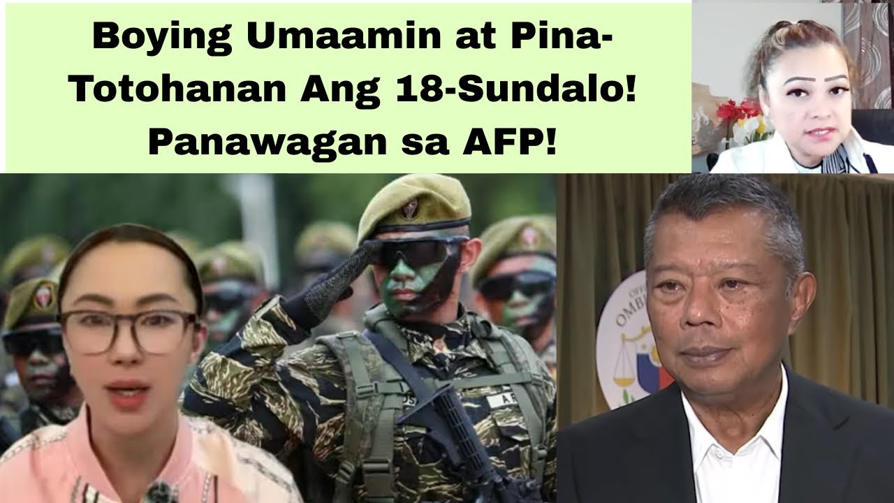 Boying Remulla, Pina-Totohanan ang Statement ng 18-Ex Sundalo! @lovefinitychannel LIVE