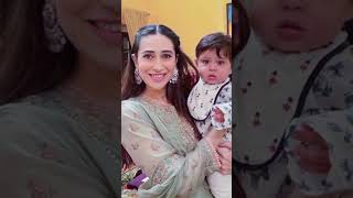 Karishma Kapoor with Kareena's Son Taimur 😍 | #karismakapoor #shorts #ytshorts #viral #youtubeshorts