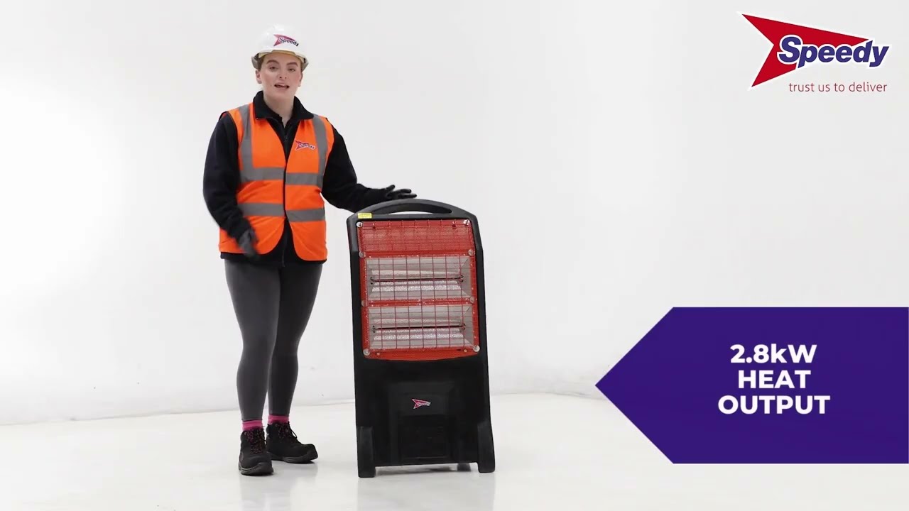 Rhino TQ3 2 8kw Infrared Heater - YouTube