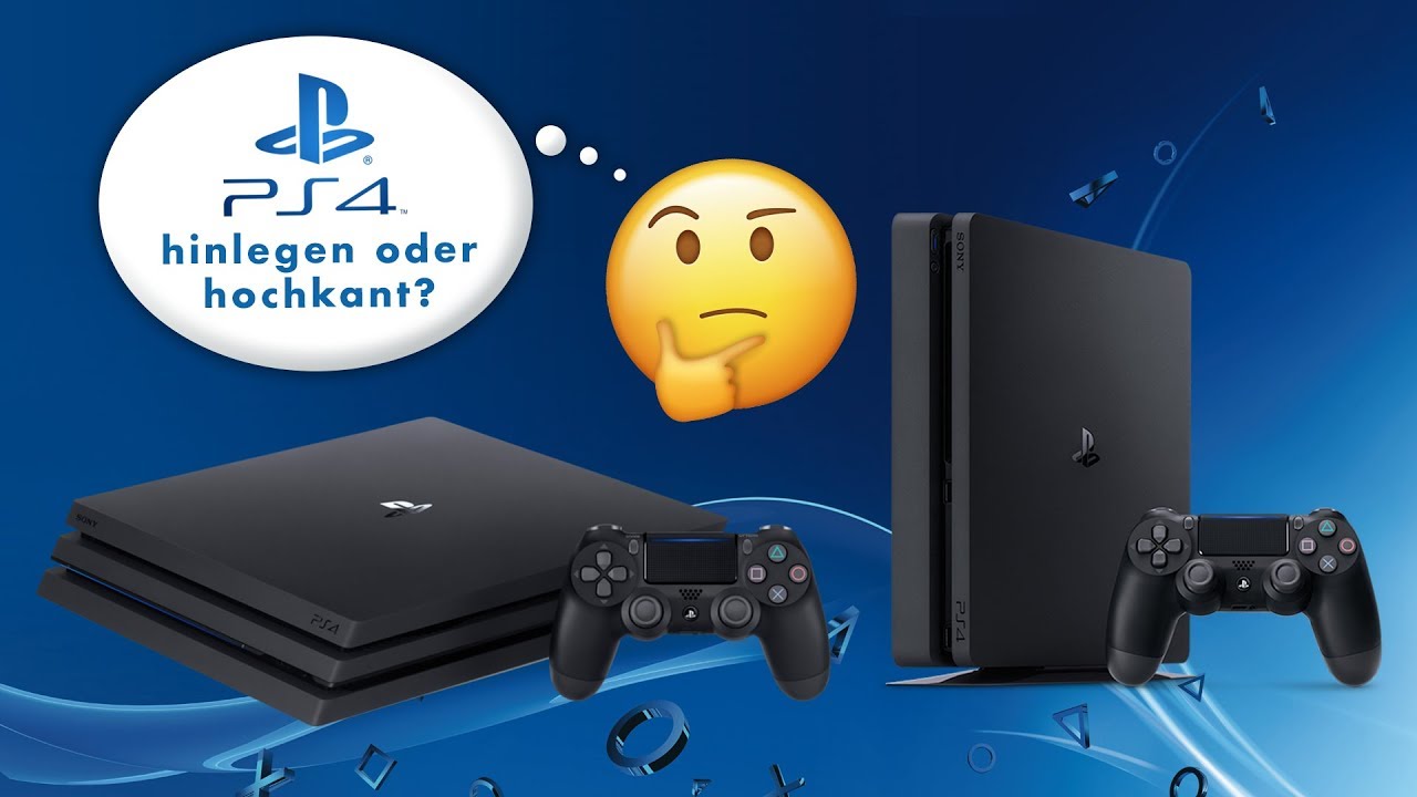 PS4 waagerecht oder vertikal aufstellen? Was ist besser? - YouTube