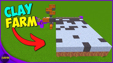 Minecraft Bedrock 1.19 CLAY FARM Tutorial
