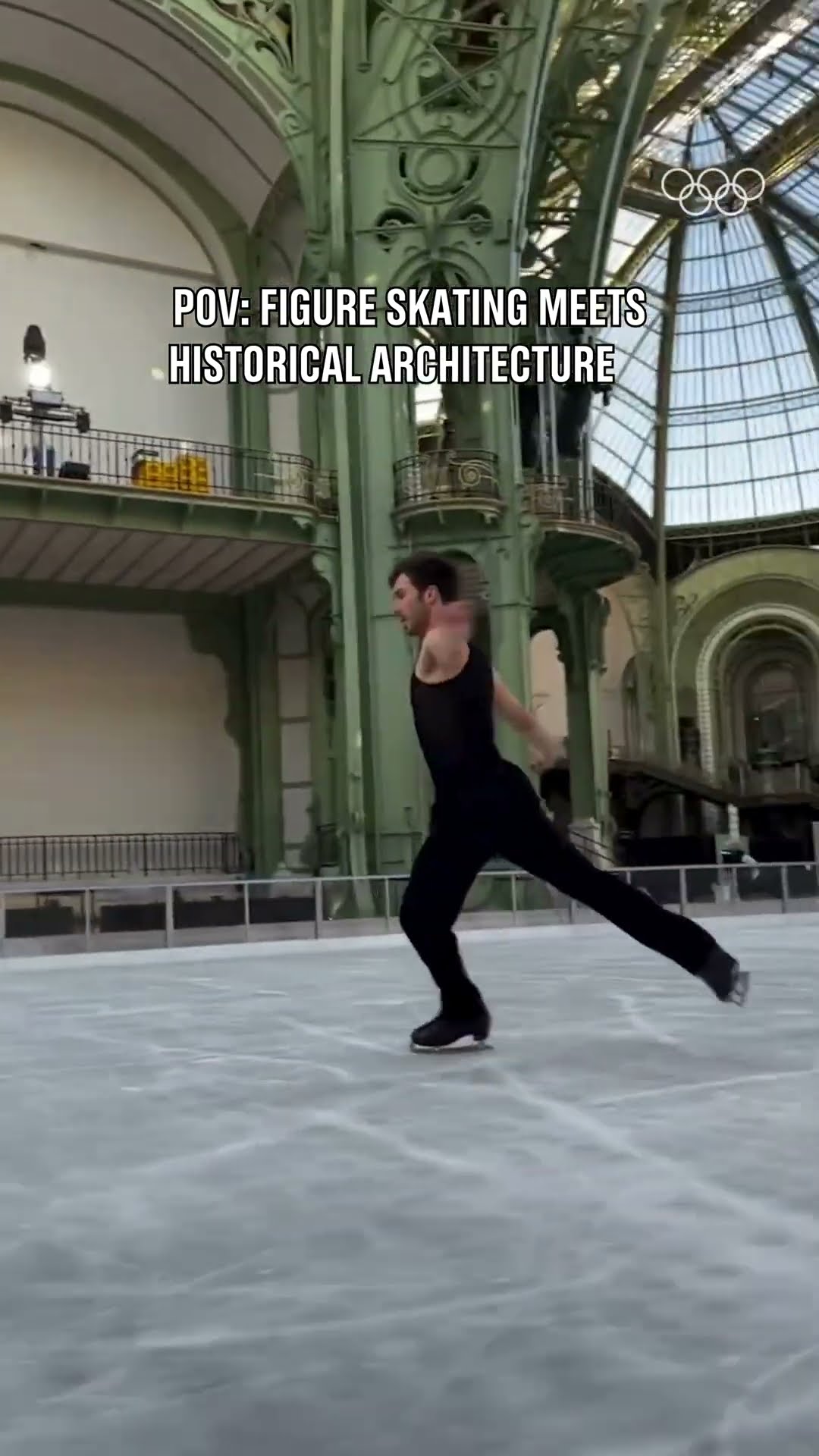POV:  Figure skating meets historical architecture ?