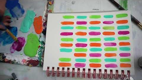 Come Paint with Me! Repeating Pattern Challenge-A video to help you get creative and paint abstract