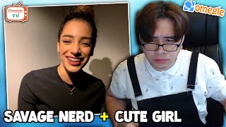 I'M IN LOVE WITH HER CUTE SMILE! | Ometv | MARCUST NERD IS BACK!