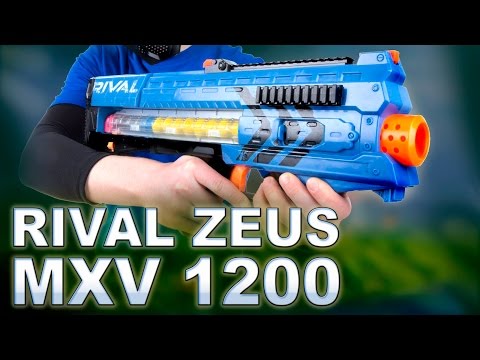 Нёрф Rival Zeus MXV 1200 Blaster Обзор на русском