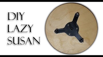 How to Build Rotating Display Table (DIY Lazy Susan)