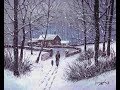 Speed Painting a Winter Snow Scene