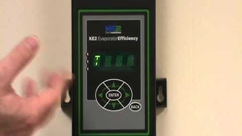 KE2 Evap Scrolling Text - Initiate Manual Defrost - Video 020 (FAQ: Walk in Freezer, Walkin Cooler)