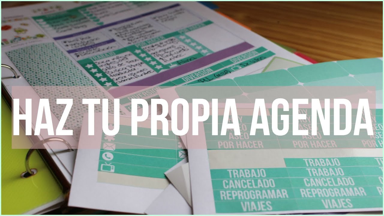 ¿Cómo hacer tu propio planeador o agenda? Regalos!- Kathy 